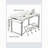 Outdoor Portable Folding Table Large