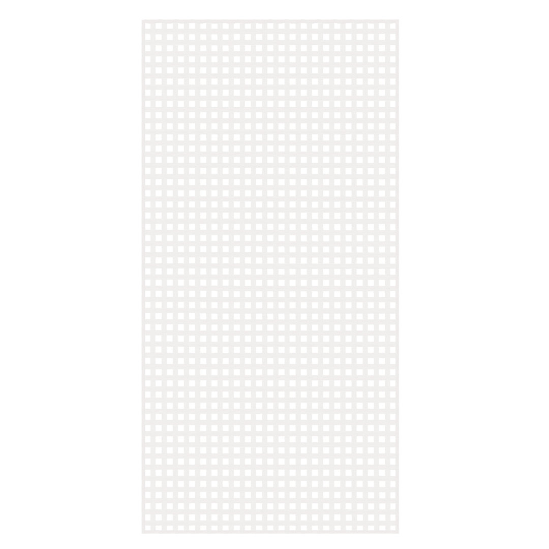 96" H x 48" W Vinyl Square Privacy Lattice Panel Freestyle 