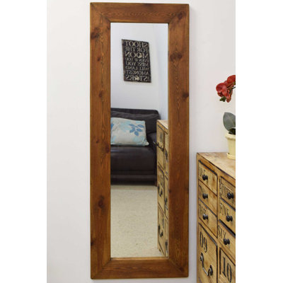 Stamford Wood Flat Wall Mirror