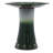 17'' Ceramic Bird Bath for Outside, Elegant Tall Outdoor Bird Bath, Lightweight Pedestal Glazed Birdbaths for Outdoors with Swirl Pattern-129186288