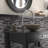 11.8" x 12" Interlocking Glass and Stone Mixed Wall Mosaic Tile-89153927