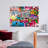 Stunning Tempered Glass Wall Art Painting, 27.6 x 39.4 inches | 100% Tempered Glass, Thickness: 0.16 inches | Elegant Home Decor for Living Room or Office, Durable & Easy to Clean, Perfect Gift Idea