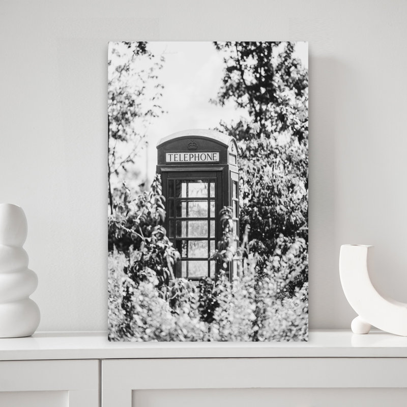 Art mural contemporain London Calling, H 18 po x l 12 po