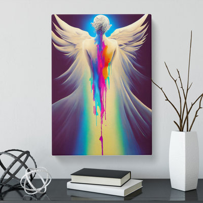 Tarsha Dripping Angel - Wrapped Canvas
