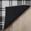 Tapis noir à tissage plat Kehr-88978997