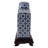 9" Blue and White Oriental Rectangular Tea Jar