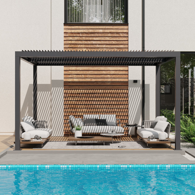 Aluminum Pergola, 4m x 3.4m