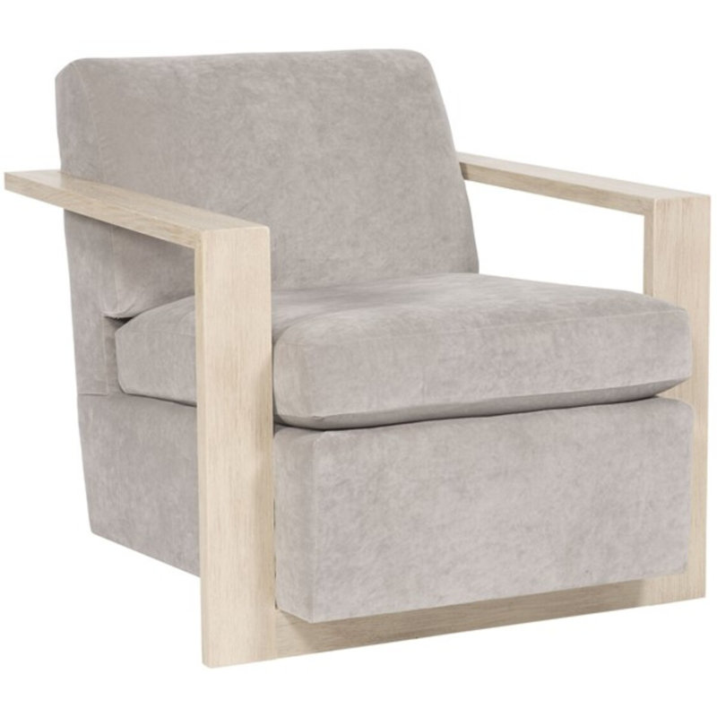 Thom Filicia Home 32" Wide Upholstered Armchair, Wrenn, Nadia Linen