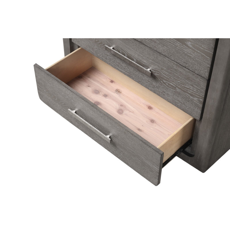 Commode contemporaine Crowthorne, gris chaud, Gris chaleureux