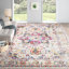 Tapis oriental fuchsia et ivoire Christa-1222241442