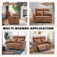 Causeuse inclinable manuelle moderne de 55,4 po de largeur Modern