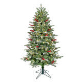 5' H Lighted Artificial Christmas Tree