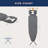 Ironing Board with Extra Thick Cover, Height Adjustable, Easy Storage with Smart Hanger
