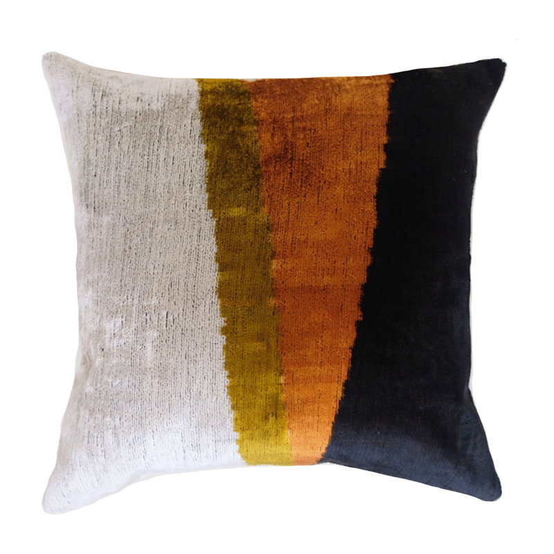 Housse et insert de coussin carré Hozat Feathers