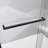 Sapphire-V 44cm W x 76cm H Frameless Tub Door with-80056295