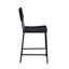 Tabouret de comptoir 24 po, métal noir / bois, aucune différence de coussin, capacité de poids de 300 lb, modèle Synergy métal / bois requis pour l'assemblage, coussin de charge de 300 lb,