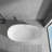 67'' x 33.5'' Freestanding Soaking Solid Surface Bathtub-78639070