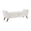 Banc de rangement Mid-Century moderne avec espace spacieux pour l'organisation du salon et de la chambre à coucher et des sièges-128633022