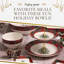 Spode Christmas Tree Tartan Rice Bowl 6"