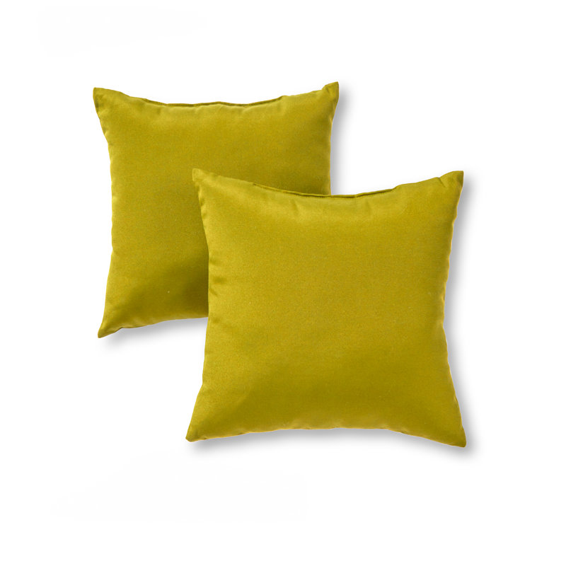 Housse de coussin d'extérieur carré Covington, Vert kiwi