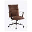 Fauteuil de conférence en cuir véritable Springtown