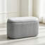 78cm Wide Velvet Rectangle No Pattern Standard Ottoman