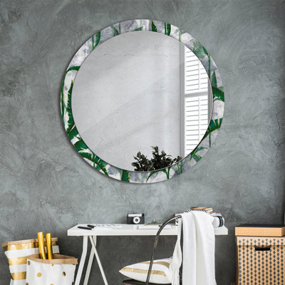 Huldar Glass Flat Wall Mirror