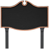 Colonial Two Line Address Sign Plaque with Lawn Stakes