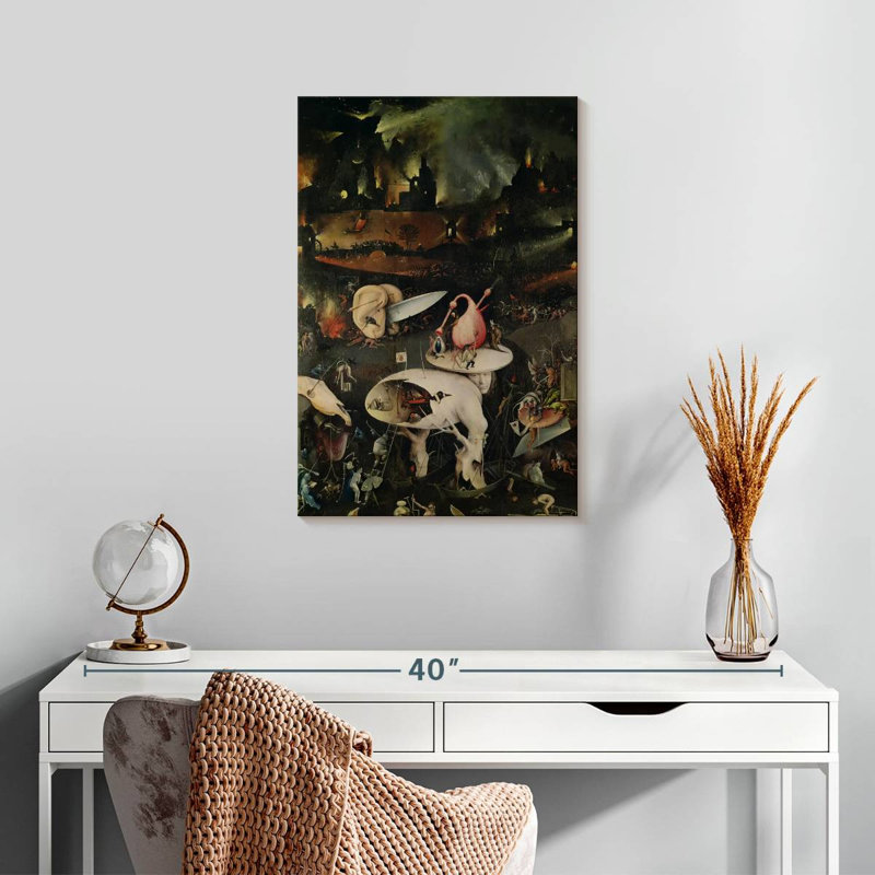 Kelan, le jardin des délices terrestres VII, H 24 po x l 16 po