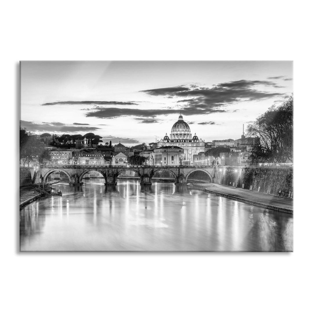 Glasbild St. Peter's Basilica in Rome