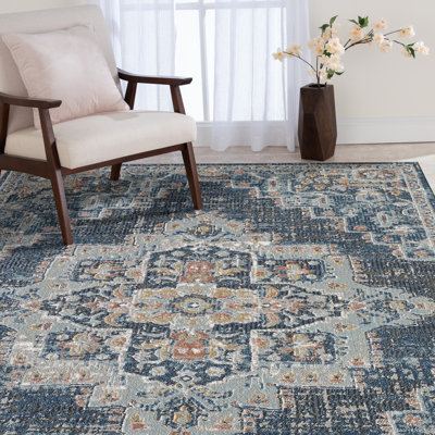 Tapis oriental bleu Maxille