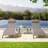 Dujuana Outdoor Metal Chaise Lounge with Table-814698894
