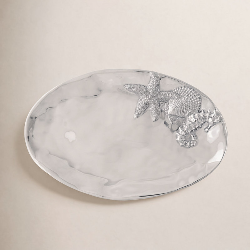Mariposa Seaside Aluminum Platter