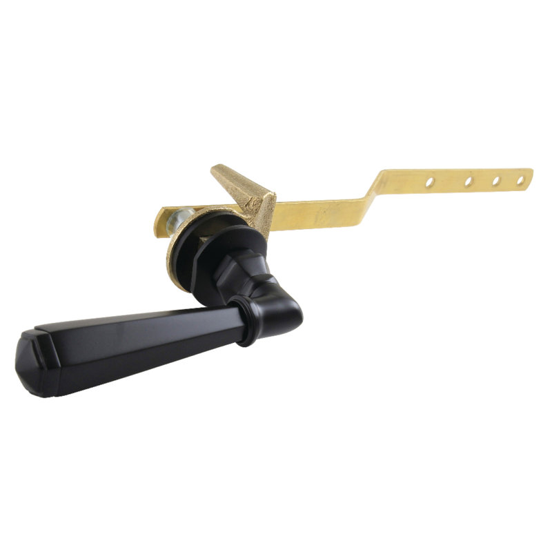 Kingston Brass Metropolitan Front Mount Toilet Tank Lever, Matte Black
