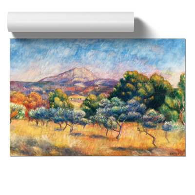 Montagne Sainte-Victoire by Pierre-Auguste Renoir - No Frame Painting