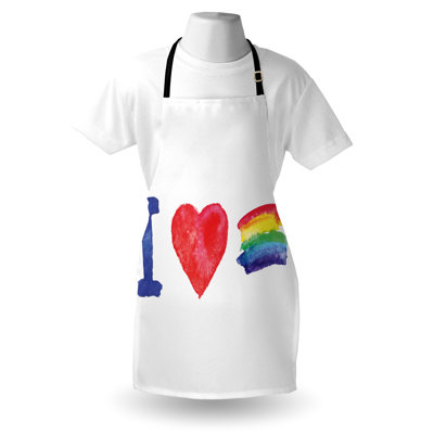 No Pattern Bib Apron