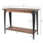 Console en bois brun 40 po Solano