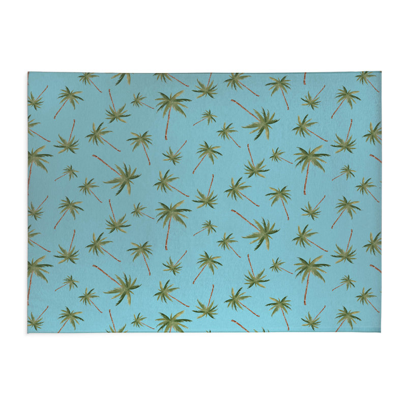 Tapis d'extérieur Summer Palms, Rectangle 4pi x 6 pi