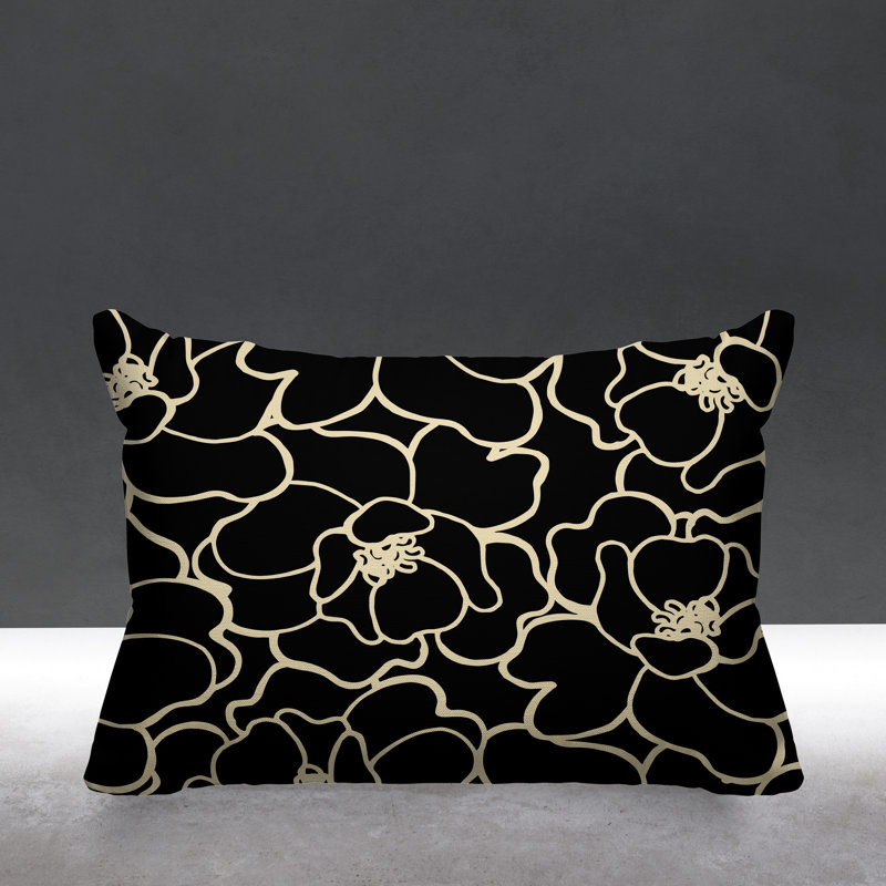 Housse de coussin d'extérieur et insert, Doré, 15 po x 15 po, Carré