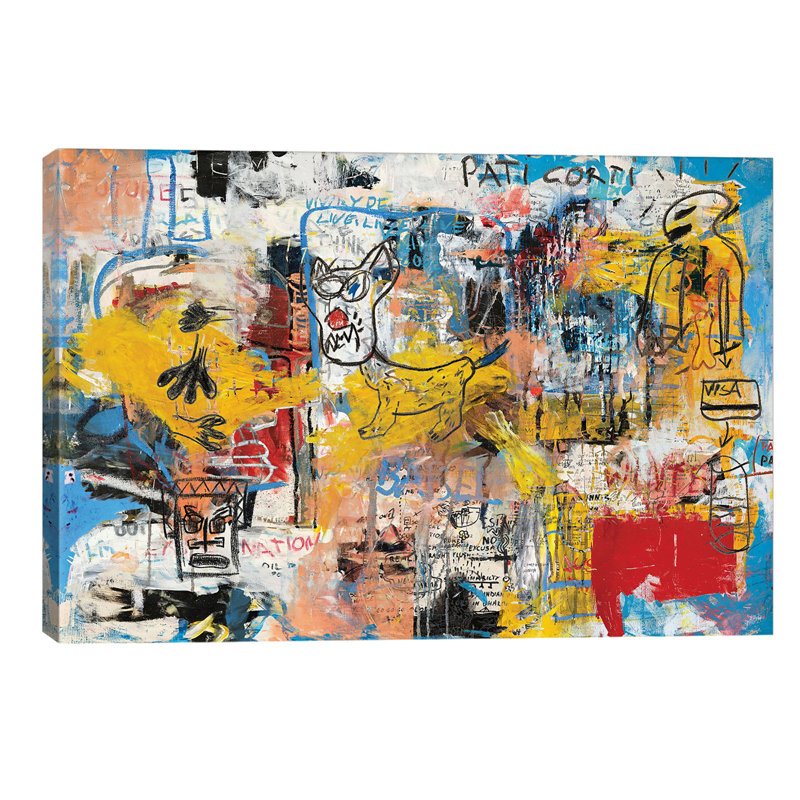 Enfant Terrible by PinkPankPunk - Wrapped Canvas Giclee Art Print, 101.6 cm H x 66.04 cm W x 3.175 cm D