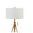 Vintage Look 1Pc Floor Lamp Tripod Legs Unique Lamp Pull Switch 32"H-2020256409