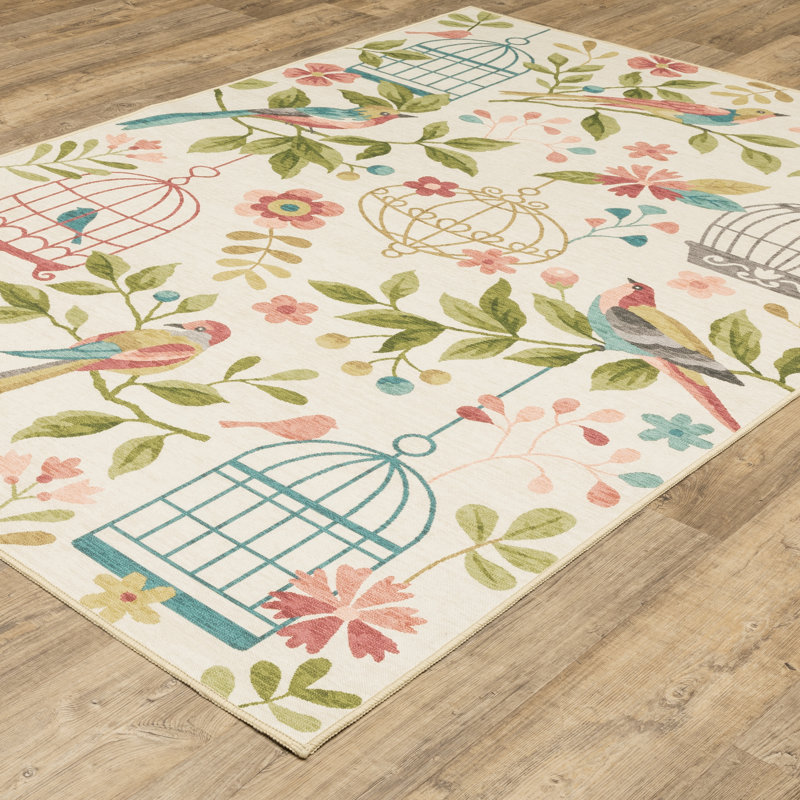 Tapis intérieur / extérieur avec envers antidérapant Auranter, Rectangle 5 pi x 7 pi