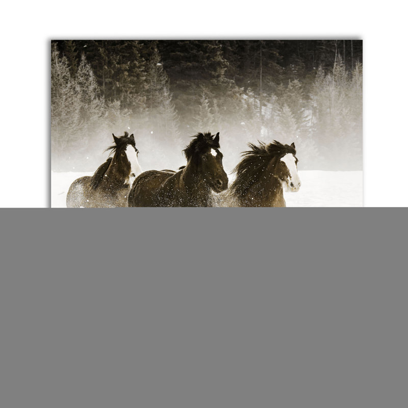 Toile tendue winter récapitulatif ii-gallery, H 10 po x l 10 po x P 1,5 po