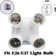 1-Piece 4 in 1 E27 Standard Light Socket Splitter