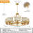 Hyatt 10 - Light Iron Dimmable Chandelier-27749498-35066446-53217363
