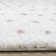 Wassily Collection Speckled Soft Pink Dots Indoor Cream Shag Area Rug