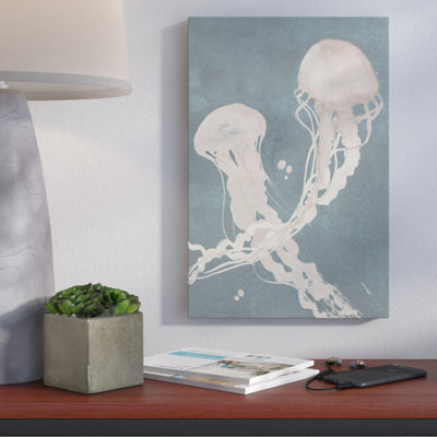 Jellyfish Dance II - Wrapped Canvas Print