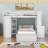 Ginessa Kids Twin Over Twin Bunk Bed with Drawers-461437172