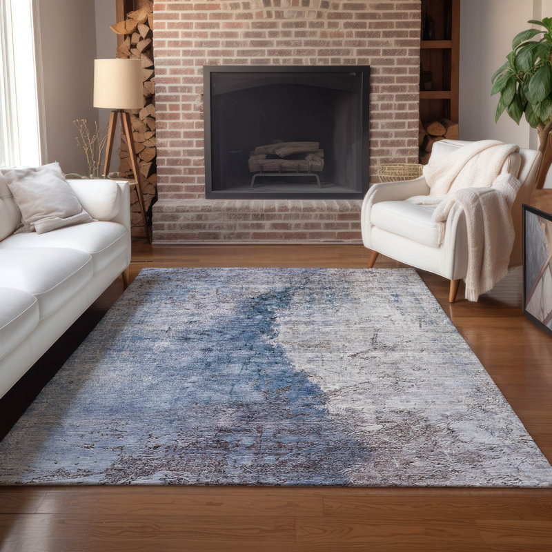 Kaylani Abstract Indoor / Outdoor Rug, Rectangle 9' x 12'