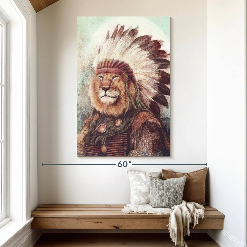 Ketti Chief I, 51" H x 34" W